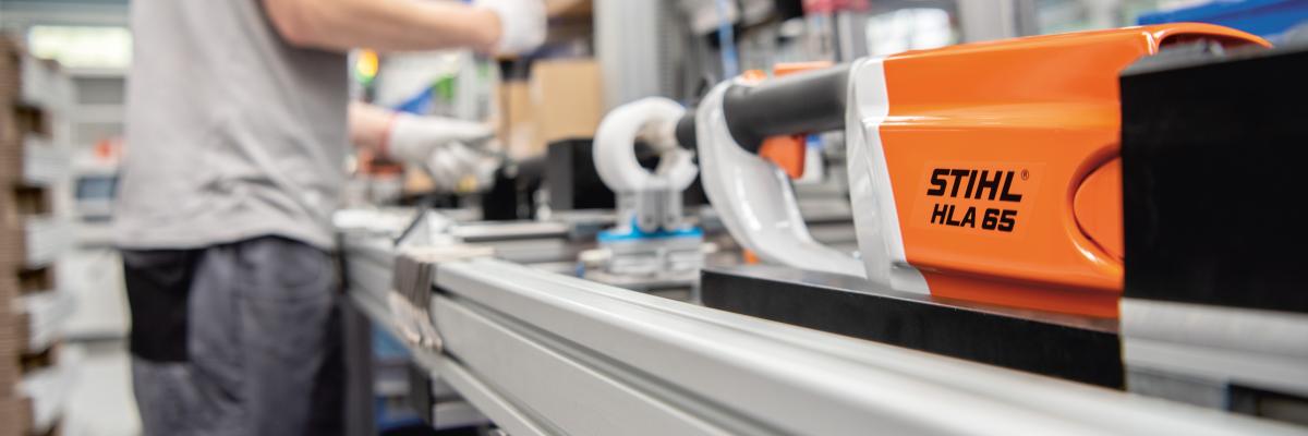 stihl productie elektrische machines