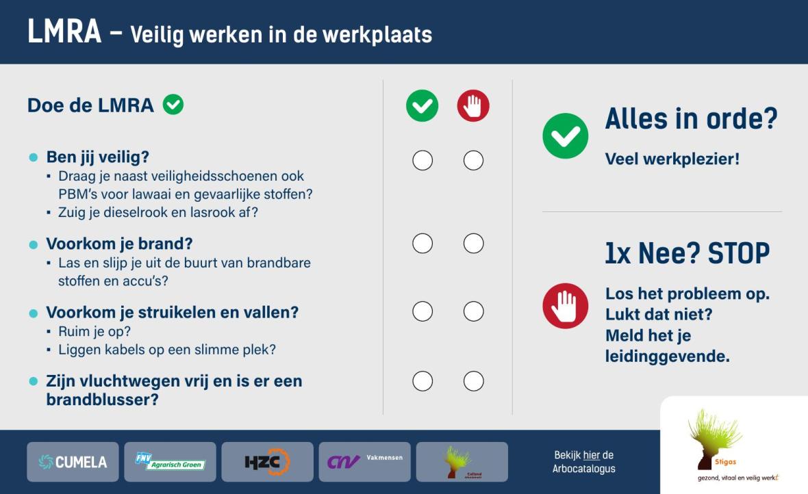 Veilig werken in de werkplaats LMRA